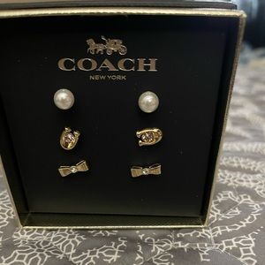 Coach earrings